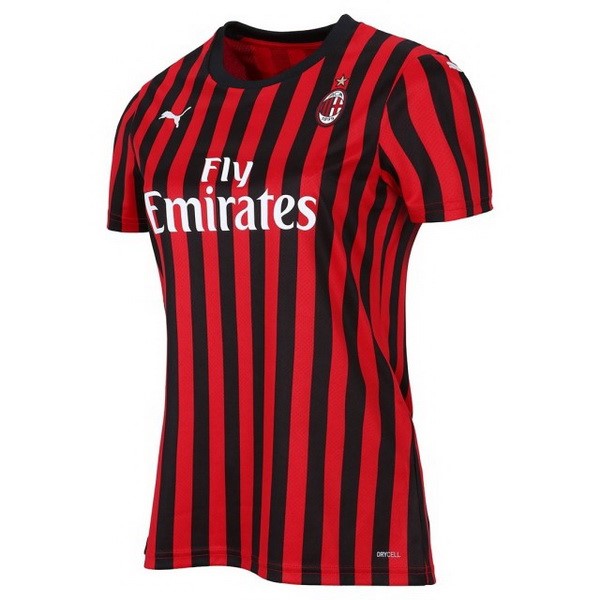 Camiseta AC Milan 1ª Mujer 2019/20 Rojo Negro